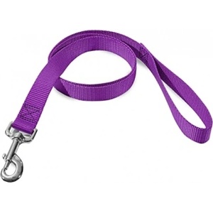 Pet Interest Single Leash L - Модерен едноцветен повод за кучета, 2, 5*120 см. - лилав