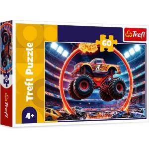 Trefl Пъзел Trefl от 60 части - Монстър Трък (17404) - baby