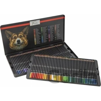 Pastelky v kovovém boxu 80 ks - Grafix