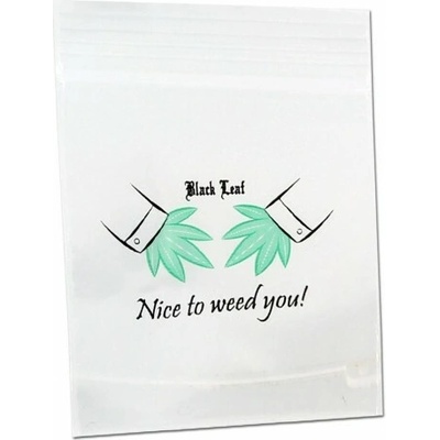 Black Leaf Uzatvárateľné ZIP sáčky 40x60mm weed 100 ks