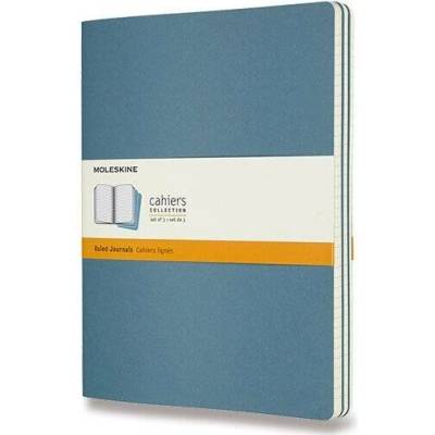 Moleskine Sešity Cahier B5 linkovaný 3 ks tmavě tyrkysové