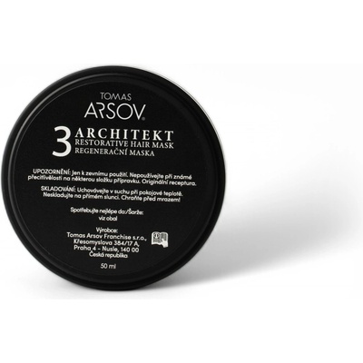 Tomas Arsov ARCHITEKT Regeneračná maska pre poškodené vlasy 50 ml