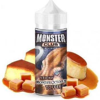 Image 1 of Monster Club Sticky Monster Octopus Toffee 100ml - Monster Club