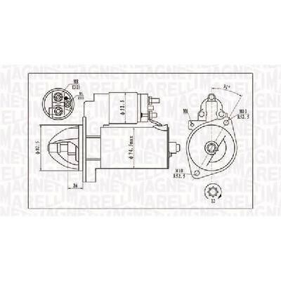 Startér MAGNETI MARELLI 063721410010