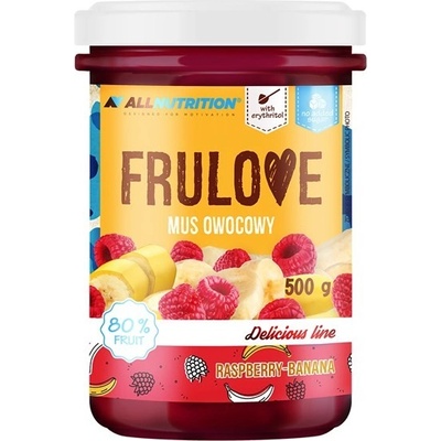 ALLNUTRITION FRULOVE Ovocné pyré malinovo-banánové 500g