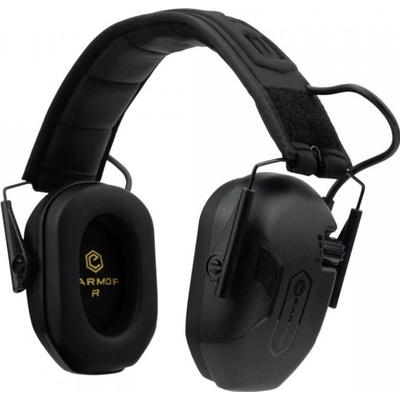 Elektronická střelecká sluchátka M300A Earmor černá – Zboží Dáma