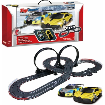 Lebula závodní autodráha mega set závodní autíčka smyčka licence audi bugatti 6m měřítko 1:43
