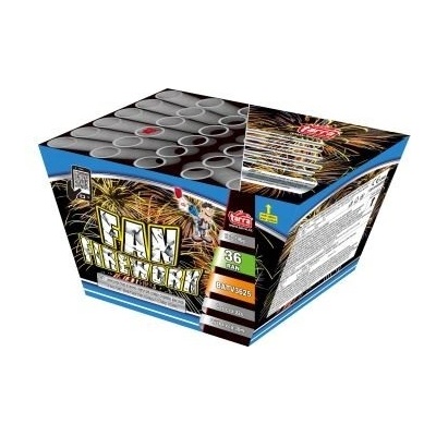 Baterie výmetlic FAN FIREWORKS 36 ran 4 1 Čína BATV3625