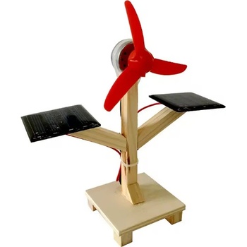 KUONGSHUN ELECTRONICS DIY Model solárneho ventilátora so solárnimy panelmy