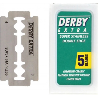 Derby Klasické žiletky na holenie - Derby Extra Super Stainless 5 ks