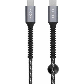 Fixed FIXDA-CC12-GR Armor USB-C/USB-C 5 A, 1,2m, sivý