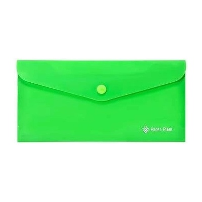 Obal na patent, 250x140 mm, PP, PANTA PLAST, neónovo zelená