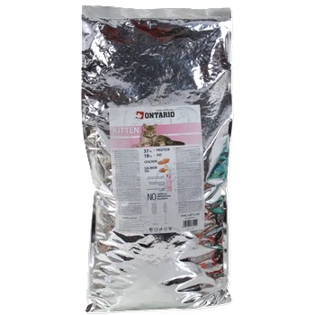 Image 1 of ONTARIO KITTEN cat food - суха храна за подрастващи котенца от 1 до 12 месеца с пилешко месо 10 кг, Чехия 213-0009
