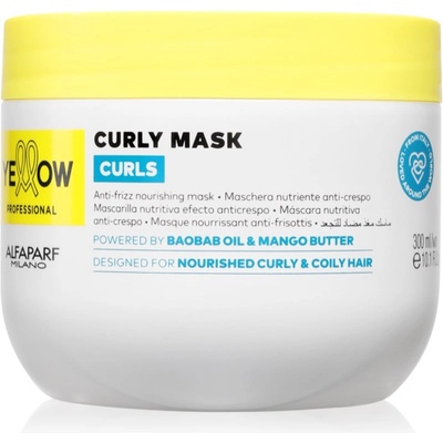 Yellow Curls Curly Mask маска за чуплива и къдрава коса 300ml