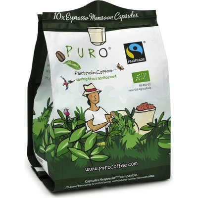 Puro Kapsle Bio Monsoon espresso 100 % arabica 10 ks