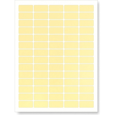 CDRmarket ETR0ECO0102A420YELLOW samolepiace etikety 38 x 21,2 mm, 65 etiket, A4, 20 listů, žluté