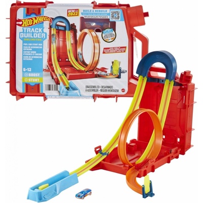 Hot Wheels Track builder Kanystr kaskadérských kousků HDX78 – Zboží Dáma