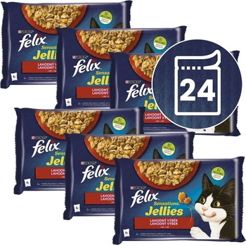 FELIX Капсули FELIX Sensations Jellies, вкусен избор в желе 24 x 85 г