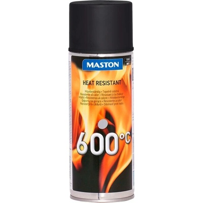 Mas Heatresistant 600°C 400 ml čierna