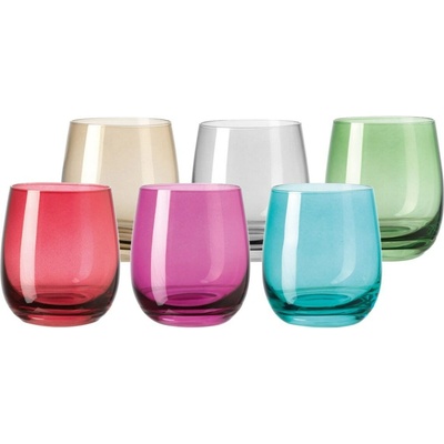 Leonardo Sklenice SORA SET barevné 6 x 300 ml
