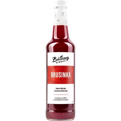 Báťkovy sirupy brusnicový sirup 0,5 l