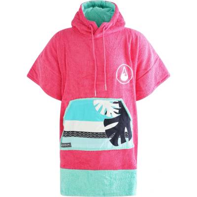 Wave Hawaii Детско пончо за сърф Wave hawaii Kid's Poncho Pink Wave Surf poncho - Pink / Türkis - размер XS (750-2942-0111)