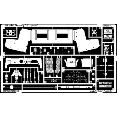 Dema Italeri Ed35304 g D7 leptané diely pre 1:35