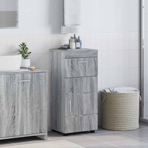 vidaXL Комплект шкафове за баня TULUM Сив Сонома 37 x 31, 5 x 82 см (880347)