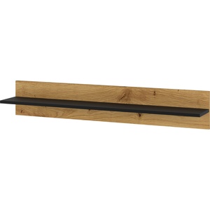 BIM Furniture Рафт ANETTE A hanging shelf 115 см, дъб артисан/черен мат (ANETTEACMDA)
