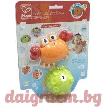 Image 1 of Hape Играчка за баня Рак и риба hape e0208 (h0208)