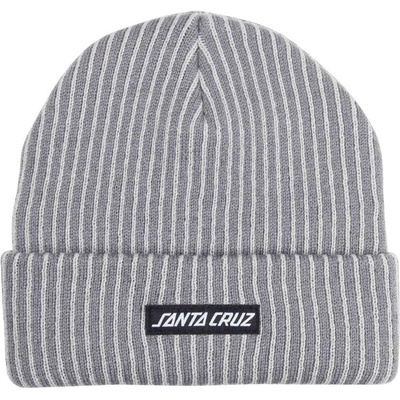 Santa Cruz Strip Label Beanie Steel/Grey
