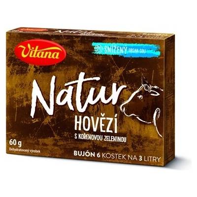Vitana Natur Bujón hovädzie 6 x 60 g