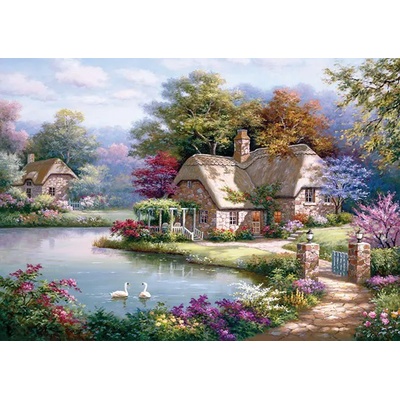 Anatolian - Puzzle Sung Kim: Country House With Swans - 1 500 piese