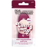 Real Techniques Мини пудрички с цвят на маршмелоу от червена череша real techniques