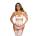 Axami Set V-9791 Bra, Garter Belt & String White S