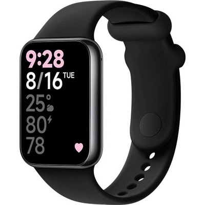 FIXED Silicone Strap for Xiaomi Smart Band 8 Pro, black FIXSSTB-1239-BK – Zboží Mobilmania