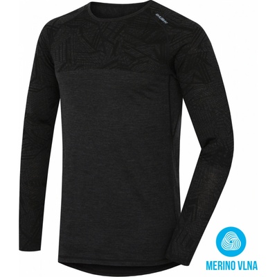 Husky Merino pánské triko černá