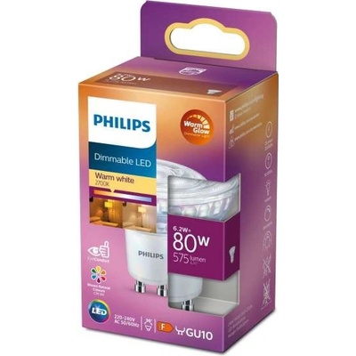 Philips žárovka LED CLA 80W GU10 CRI90 WW 36D WGD SRT4 929002065903
