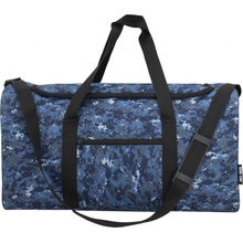 Semiline Fitness taška A3032-4 Navy Blue Camo 33 cm x 60 cm x 30 cm