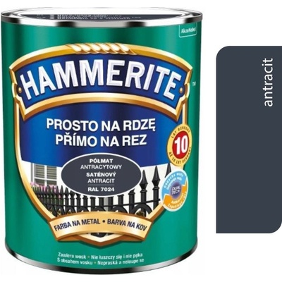 Hammerite Ham priamo na hrdzu 0.7L saténový antracitový