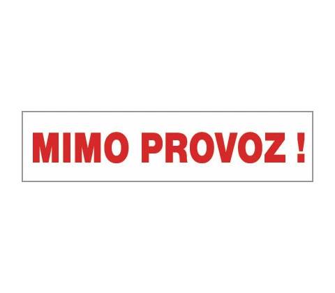 TABUĽKA / Mimo prevádzky!