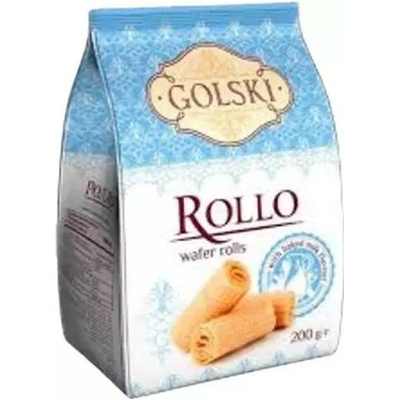 Golski wafer rolls rollo baked milk 200 g