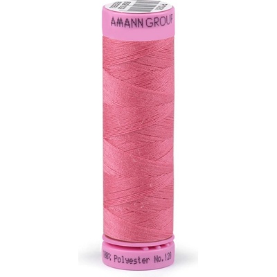 Polyesterové nitě návin 100 m Aspo Amann, střední, 0867 Blush