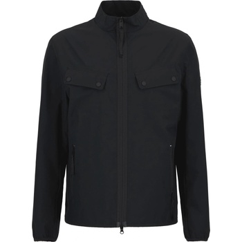 Image 1 of Barbour International Men's Re-Duke Showerproof Wax Hooded Long Sleeve Rain Anorak - Black BK11