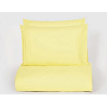 Dilios Спално бельо Lagom 100% памук ранфорс 3 части Жълт
