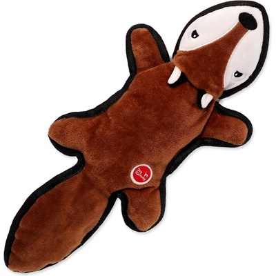 Dog Fantasy Recycled Toy líška pískacia so šuštiacim chvostom 39 cm
