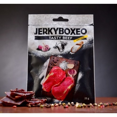 Jerkyboxeo Hovädzie sušené mäso Original 25 g