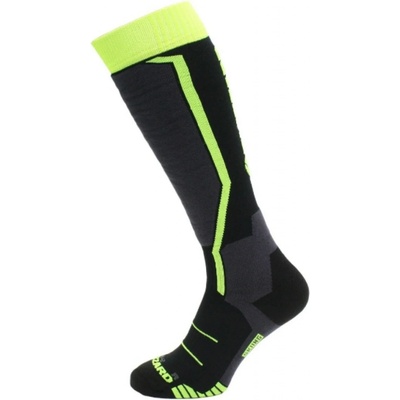 Blizzard Allround ski socks junior black anthracite signal yellow