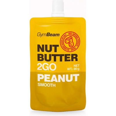 GymBeam Ořechové máslo 2 gO arašídové máslo 80 g