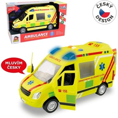 MaDe Ambulance na setrvačník s reálným hlasem posádky 21cm